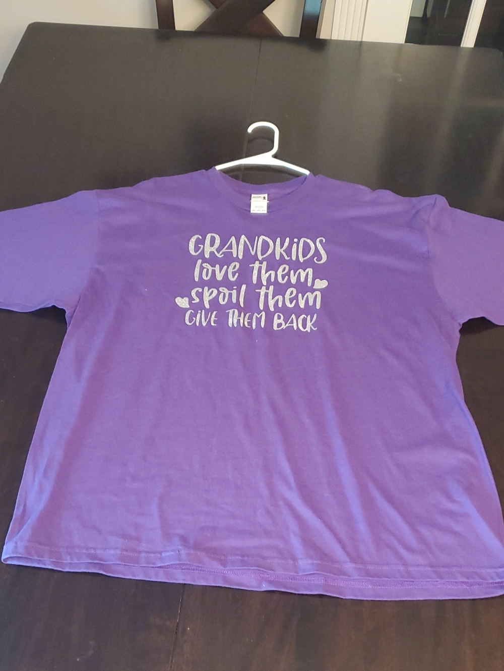 Purple Kids' Graphic Tee - "Grandkids Love Them"